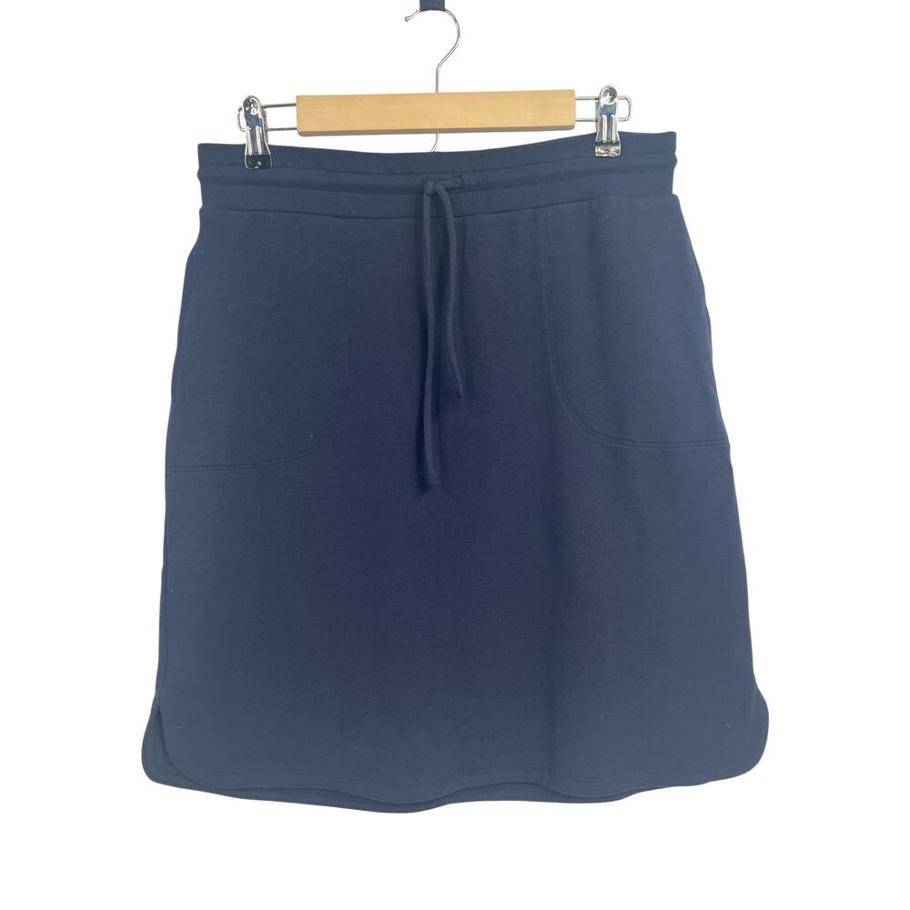 Talbots Navy Mini Skirt with Drawstring
